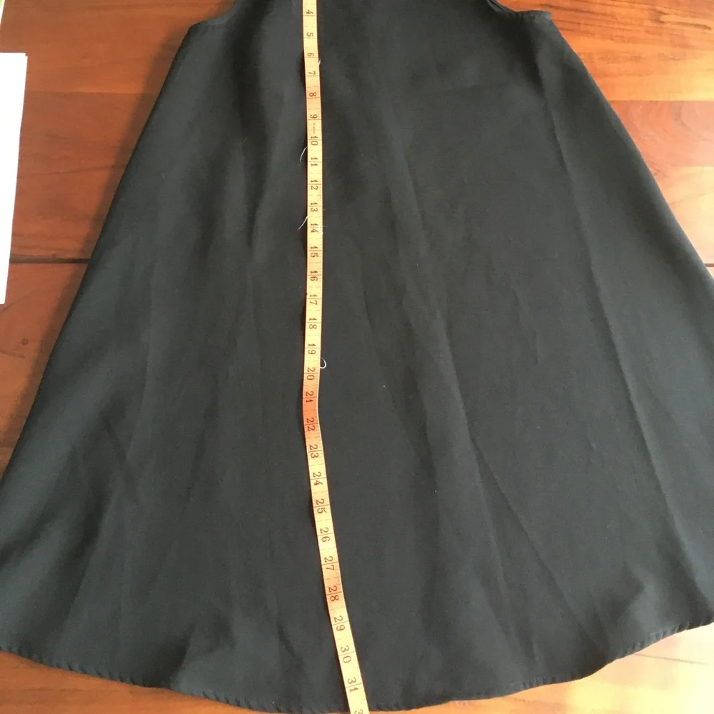 NWT Tuckernuck black ruffle neck Blythe dress S - Picture 8 of 15